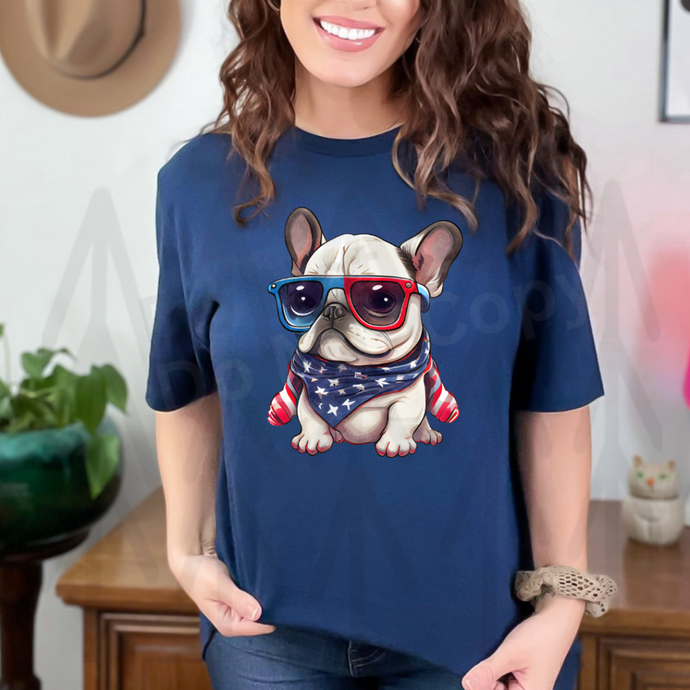 Patriotic Pup - French Bulldog (Adult - Infant)
