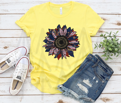 Patriotic Sunflower Shirts & Tops