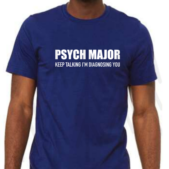 Psych Major - White Design (Adult - Infant)