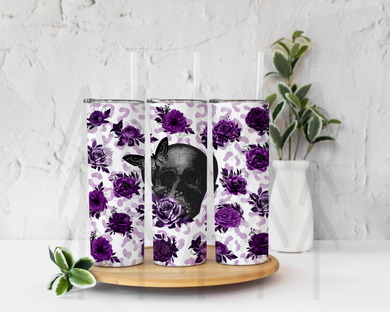 Purple Skull Tumbler