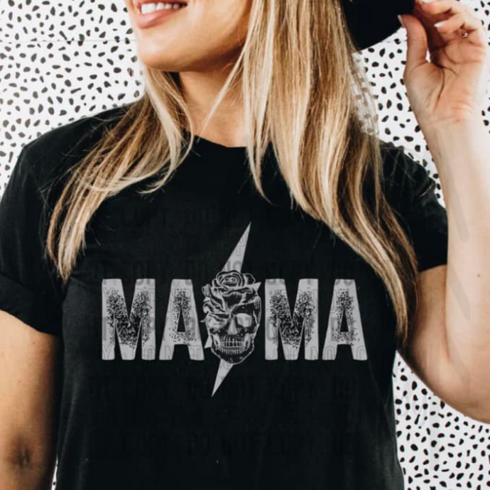 Mama With Skull Shirts