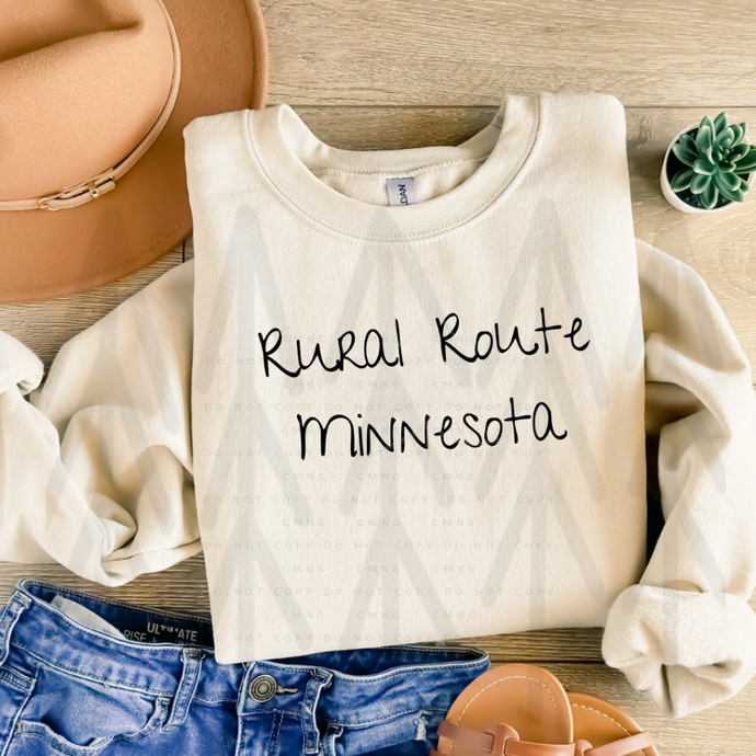 Rural Route - Minnesota - Black (Adult - Infant)