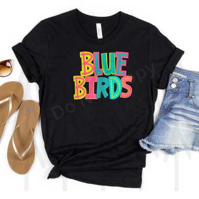 Bluebirds - Moodle Mascot (Adult Infant) Shirts