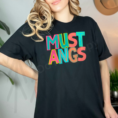 Mustangs - Moodle Mascot (Adult Infant) Shirts