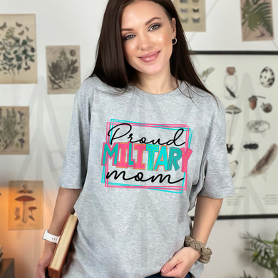 Proud Military Mom - Moodle Family Shirts