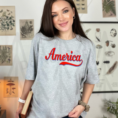 America - Red White And Blue (Adult Infant) Shirts