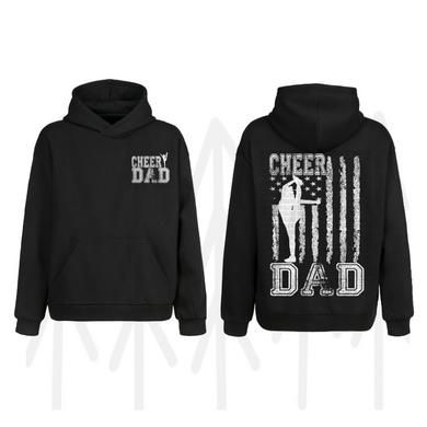 Cheer Dad Flag - White Shirts