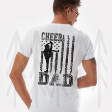Load image into Gallery viewer, Cheer Dad Flag - Black Shirts
