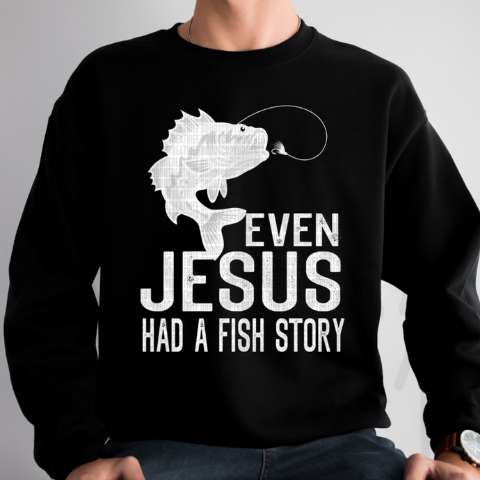 Jesus Fish Story - White (Adult Infant) Shirts