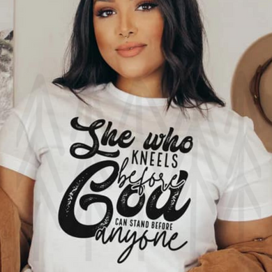She Who Kneels Before God Shirts