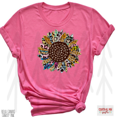 Sunflower Cheetah Shirts