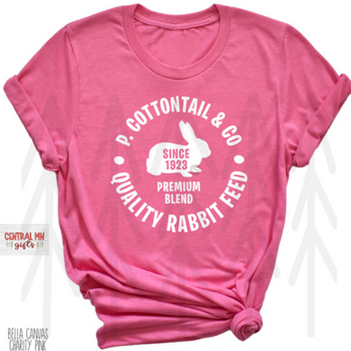 P. Cottontail & Co - White Letters Shirts