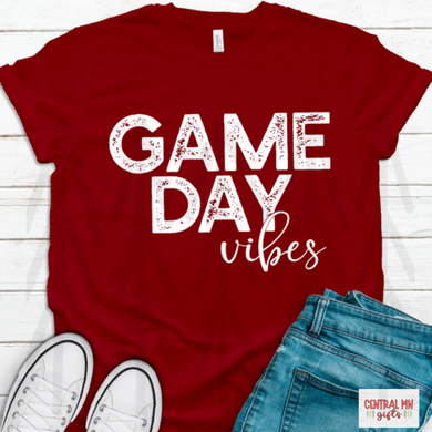 Game Day Vibes - White Design Shirts