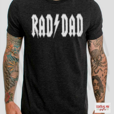Rad Dad - White Letters Shirts
