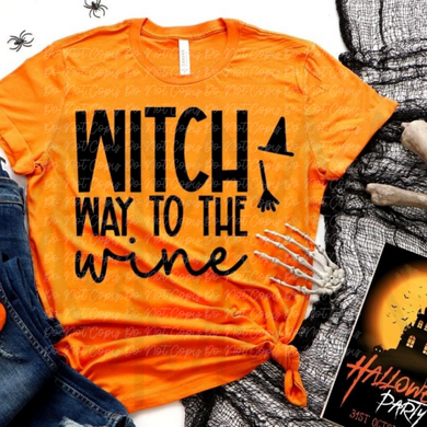 Witch Way To The Wine Shirts