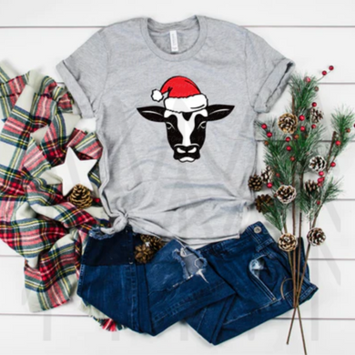 Christmas Cow Shirts