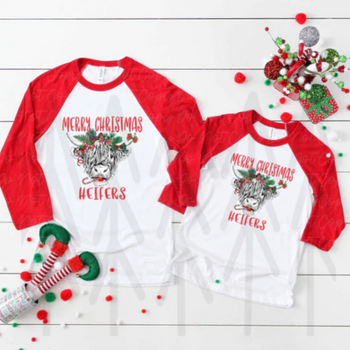 Merry Christmas Heifers (Adult) Shirts