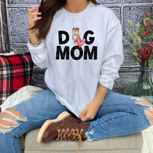 Load image into Gallery viewer, Dog Mom - 30 Breeds Available Tan Bulldog Shirts
