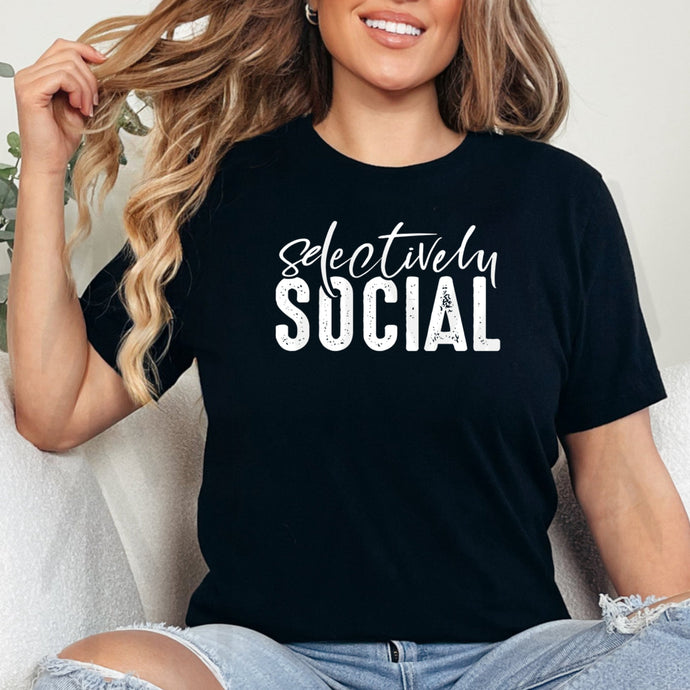 Selectively Social - White