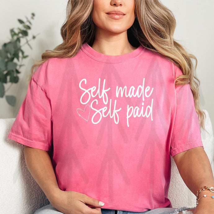 Self Made Self Paid - White