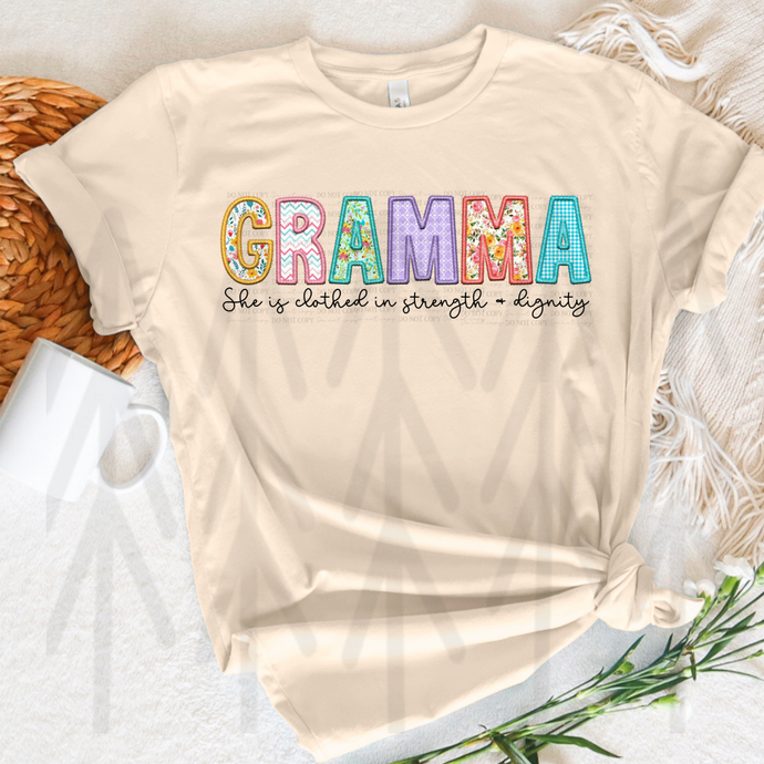 She is Clothed In Strength and Dignity - Gramma