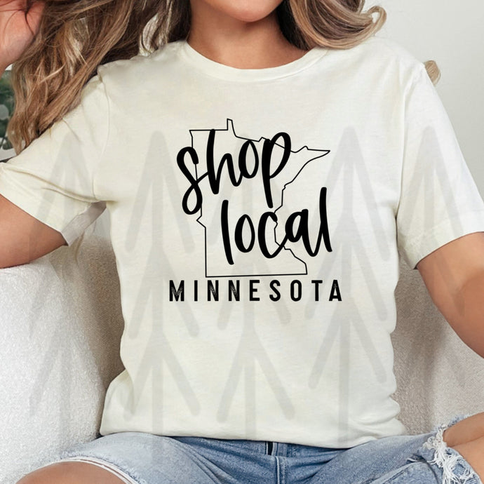 Shop Local - Minnesota - Black