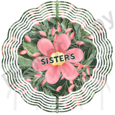 Floral Sisters - Wind Spinner