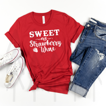 Load image into Gallery viewer, Smooth As Tennessee Whiskey Sweet Strawberry Wine - White Lettering Only Shirts
