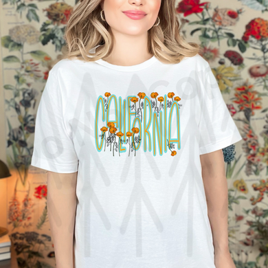 State Flowers - California (Adult Infant) Shirts