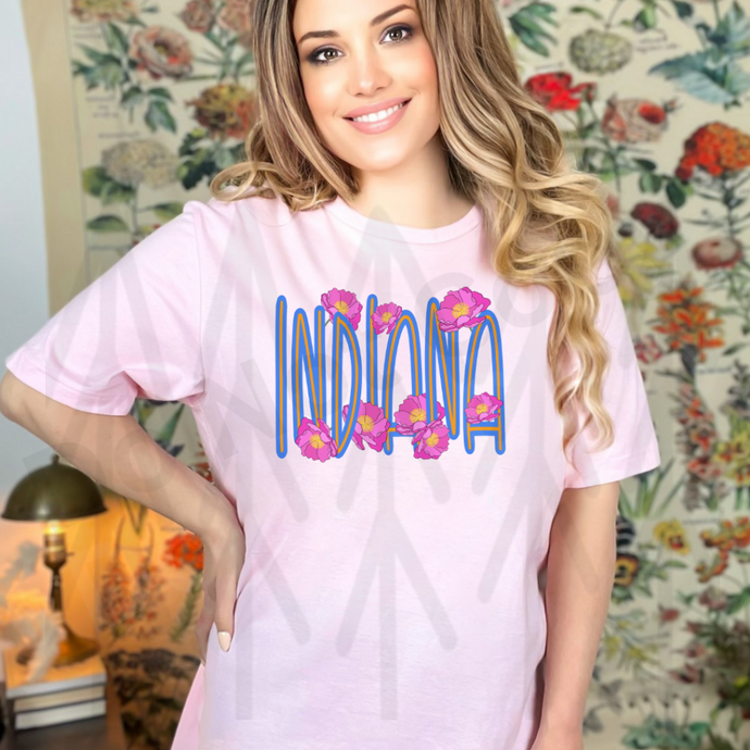 State Flowers - Indiana (Adult Infant) Shirts