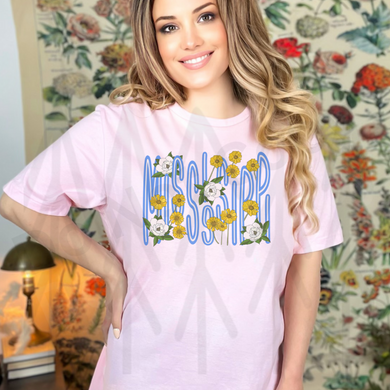 State Flowers - Mississippi (Adult Infant) Shirts