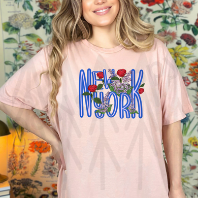 State Flowers - New York (Adult Infant) Shirts