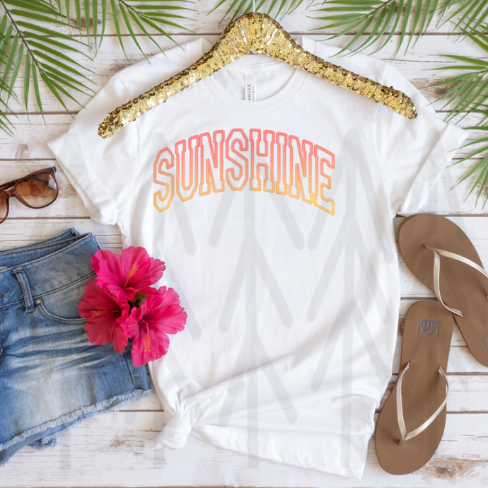 Sunshine - Colorful - Faux Embroidery (Adult - Infant)