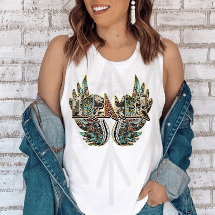 Dreamer Feather Wings Shirts & Tops