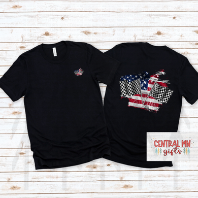 Racing America - Front & Back Images Shirts