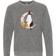 Load image into Gallery viewer, Ghost Cat Moon Shirts
