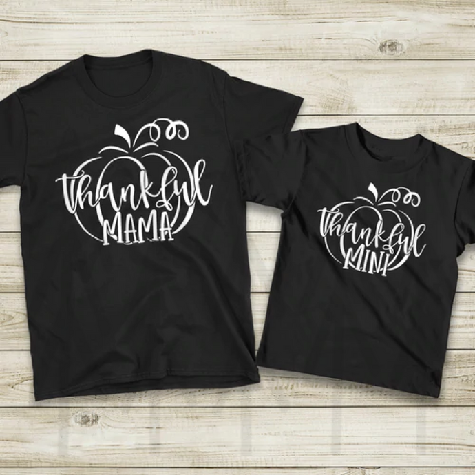 Thankful Mini - White Lettering (Youth) Shirts & Tops