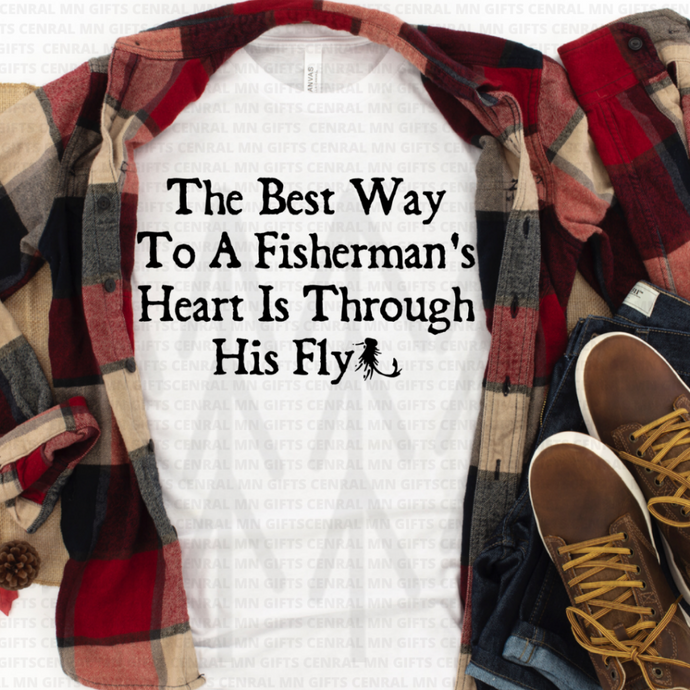 Best Way To A Fishermans Heart Shirts