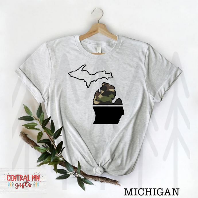 Camo Block - Michigan (Limited Supply) Shirts