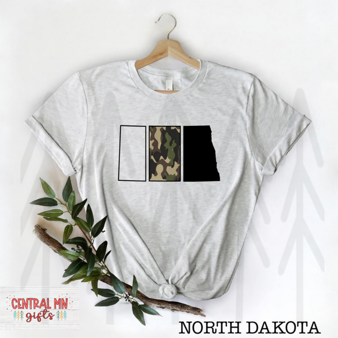 Camo Block - North Dakota (Limited Supply) Shirts