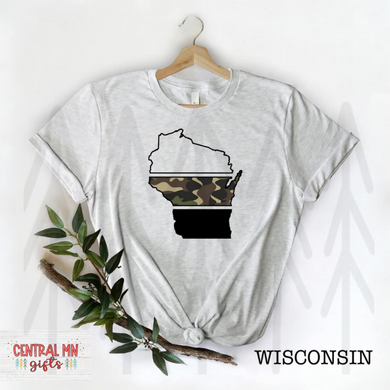 Camo Block - Wisconsin (Limited Supply) Shirts