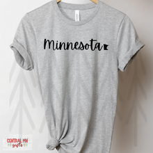 Load image into Gallery viewer, Cursive Minnesota - Shirt Shirts
