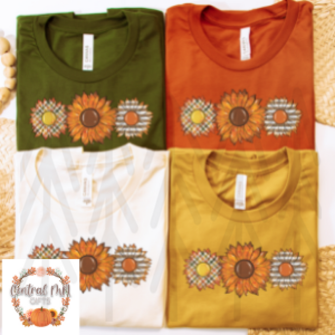 Sunflower Trio Shirts