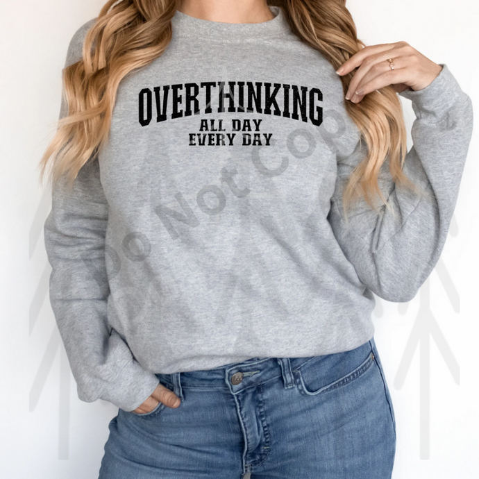 Overthinking (Black) Shirts
