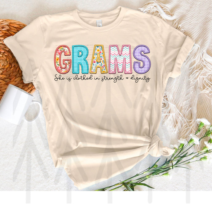 She is Clothed In Strength and Dignity - Grams