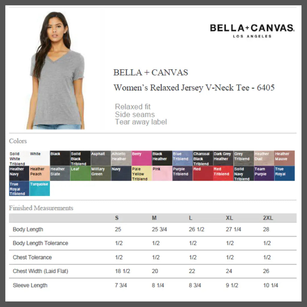 Size & Color Charts