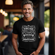 Load image into Gallery viewer, Vintage Birthday - Aged To Perfection - White - Customizable
