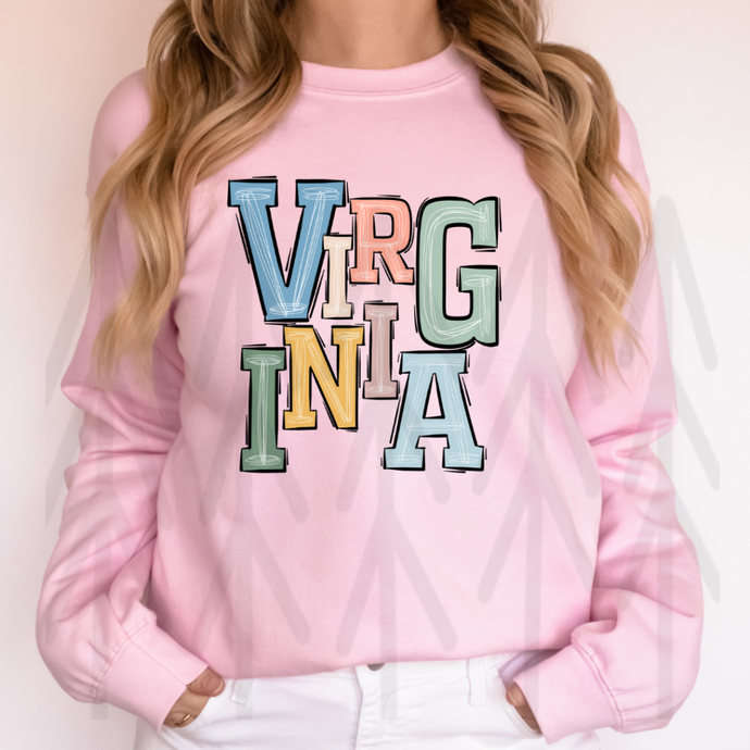 Boho States - Virginia (Adult - Infant)