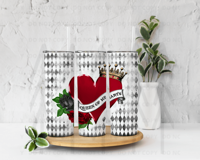 Queen Of Hearts Tumbler