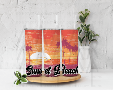 Sunset Beach Tumbler